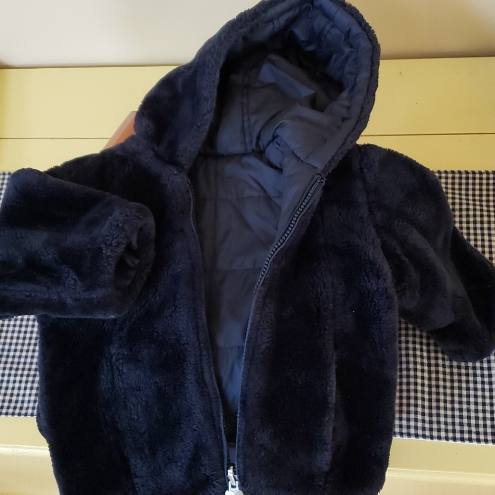 Girls Reversible Zipper front Jacket